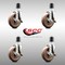 Service Caster 5 Inch 316SS High Temp Glass Filled Nylon 1-7/8 Inch Stem Caster Set Brake SCC SCC-SS316EX20S514-GFNSHT-TLB-178-4 - alternate 3